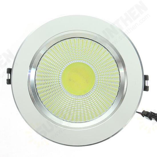 12W COB LED Ceiling Down Light Silver Shell Belt Drive 85-265V