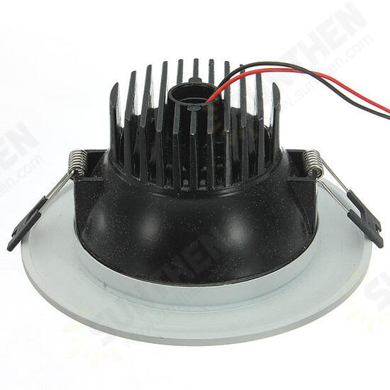 12W COB LED Ceiling Down Light Silver Shell Belt Drive 85-265V