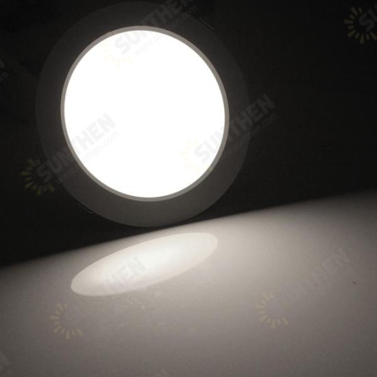 12W Round LED Recessed Ceiling Panel Down Light With Driver