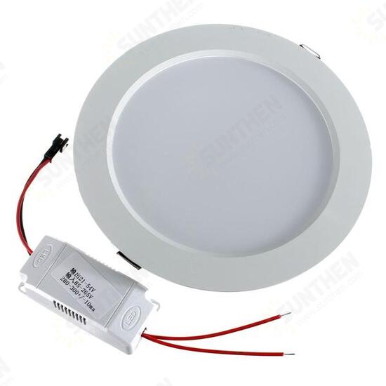 12W Round LED Recessed Ceiling Panel Down Light With Driver