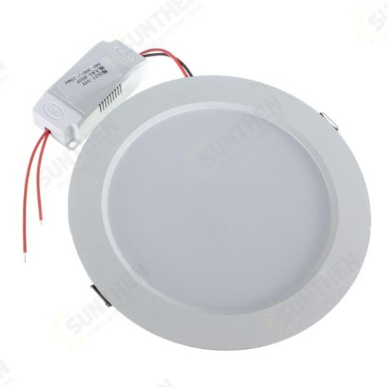 12W Round LED Recessed Ceiling Panel Down Light With Driver