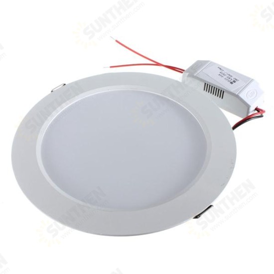 12W Round LED Recessed Ceiling Panel Down Light With Driver