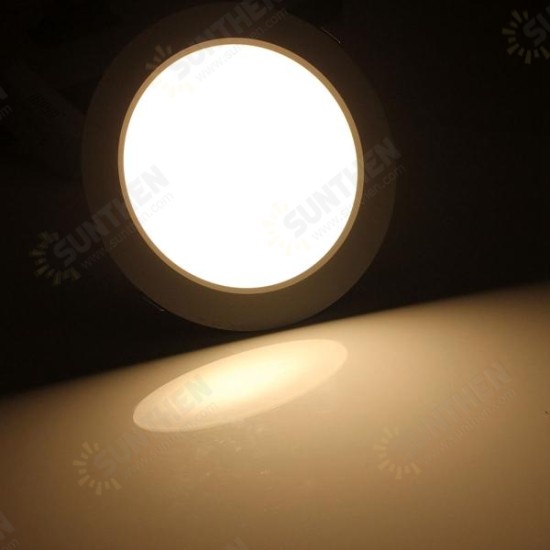 12W Round LED Recessed Ceiling Panel Down Light With Driver