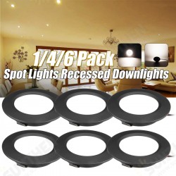 1/4/6Pcs LED Spot Lights Caravan Boat Lamp Cabinet Bookcase Recessed Downlight 12V 1/4/6Pcs LED Spot Lights Caravan Boat Lamp Cabinet Bookcase Recessed Downlight 12V
