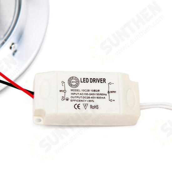 15W Bright LED Recessed Ceiling Down Light 85-265V + Driver