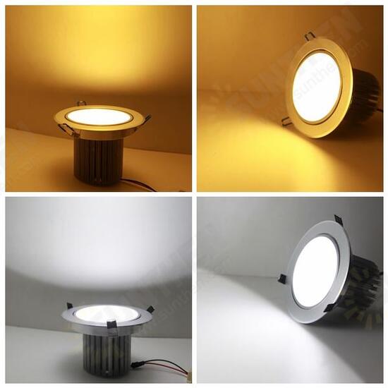 15W Bright LED Recessed Ceiling Down Light 85-265V + Driver