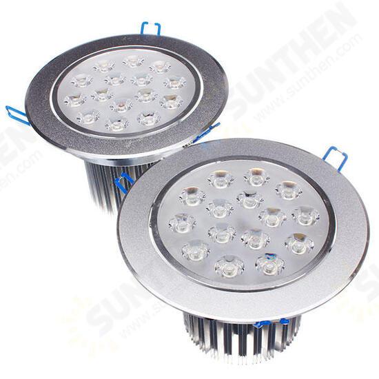 15W Dimmable Bright LED Recessed Ceiling Down Light 85-265V