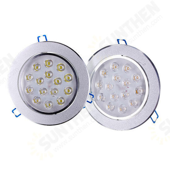 15W Dimmable Bright LED Recessed Ceiling Down Light 85-265V