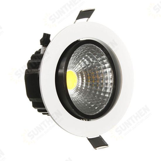 15W Dimmable COB LED Recessed Ceiling Light Fixture Down Light Kit