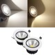 15W Dimmable COB LED Recessed Ceiling Light Fixture Down Light Kit