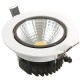 15W Dimmable COB LED Recessed Ceiling Light Fixture Down Light Kit