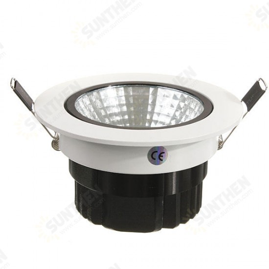 15W Dimmable COB LED Recessed Ceiling Light Fixture Down Light Kit