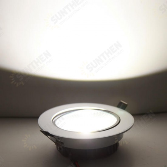 15W Dimmable COB LED Recessed Ceiling Light Fixture Down Light Kit