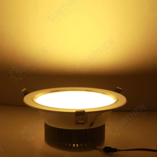 15W LED Ceiling Spotlight Recessed Lamp Dimmable 220V + Driver