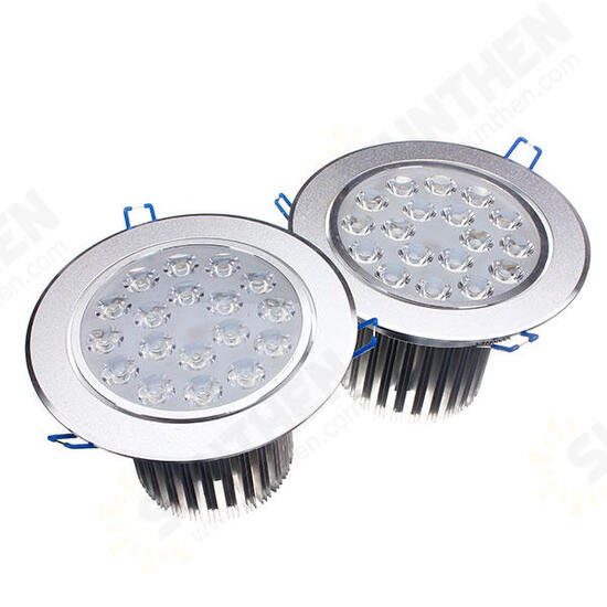 18W Bright LED Recessed Ceiling Down Light 85-265V + Driver