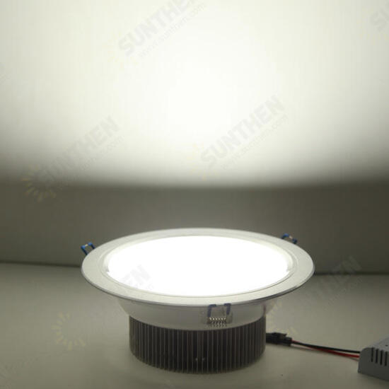 18W LED Down Light Ceiling Recessed Lamp Dimmable 110V + Driver