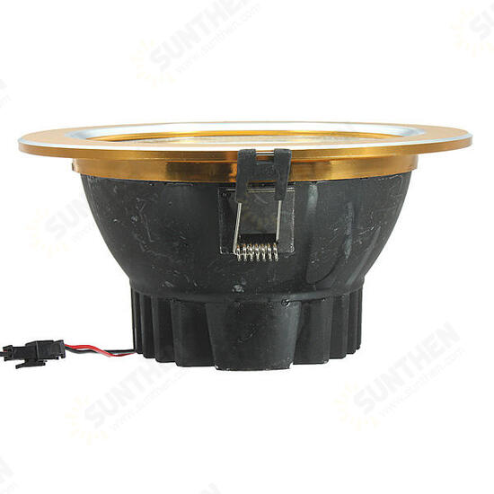 21W COB LED Ceiling Down Light Golden Shell Belt Drive 85-265V