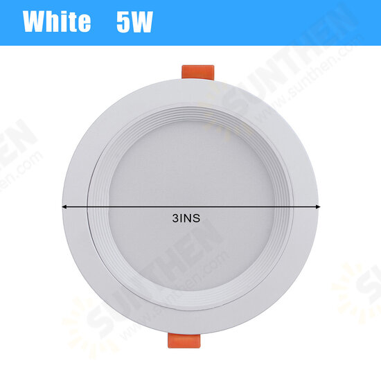 220V 4'' 5W-9W LED Ceiling Light 150° Sound Sensor Bright Downlight Fixture Lamp