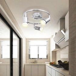 3 Heads GU10 LED Downlight Ceiling Light Adjustable Spotlight Home Office Wall Lamp 85-265V 3 Heads GU10 LED Downlight Ceiling Light Adjustable Spotlight Home Office Wall Lamp 85-265V