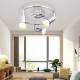 3 Heads GU10 LED Downlight Ceiling Light Adjustable Spotlight Home Office Wall Lamp 85-265V