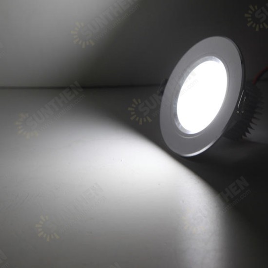 3W LED Down Light Ceiling Recessed Lamp 85-265V + Driver