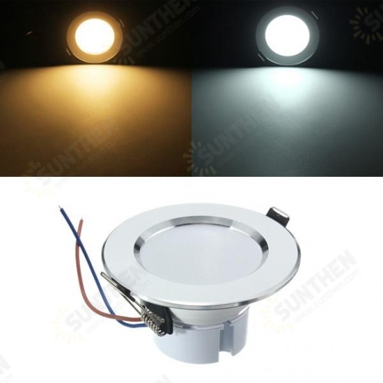 3W LED Panel Recessed Lighting Ceiling Down Lamp Bulb Fixture AC 85-265V 3W LED Panel Recessed Lighting Ceiling Down Lamp Bulb Fixture AC 85-265V