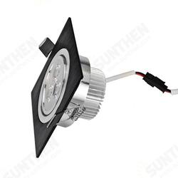 3W/5W/7W/12W One Head Black LED Square Ceiling Recessed Light Down Light 85-260V 3W/5W/7W/12W One Head Black LED Square Ceiling Recessed Light Down Light 85-260V