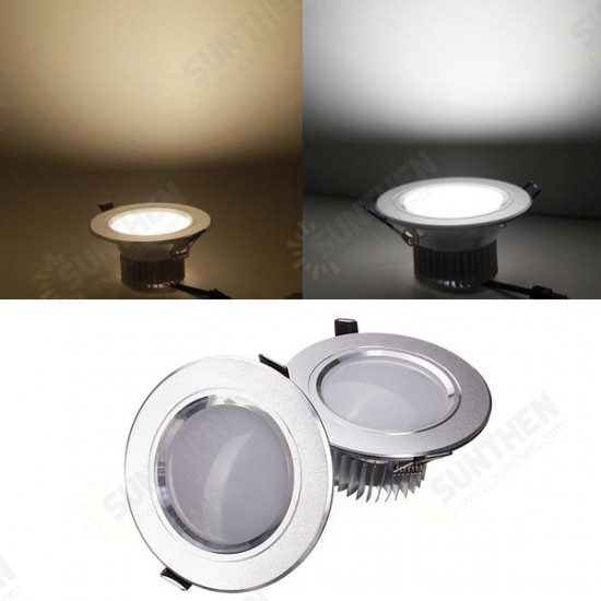 5W LED Down Light Ceiling Recessed Lamp Dimmable 110V + Driver