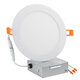 6/12 Pcs 6Inch LED Recessed Light Panel 12W with Junction Box Dimmable Can Down Lighting