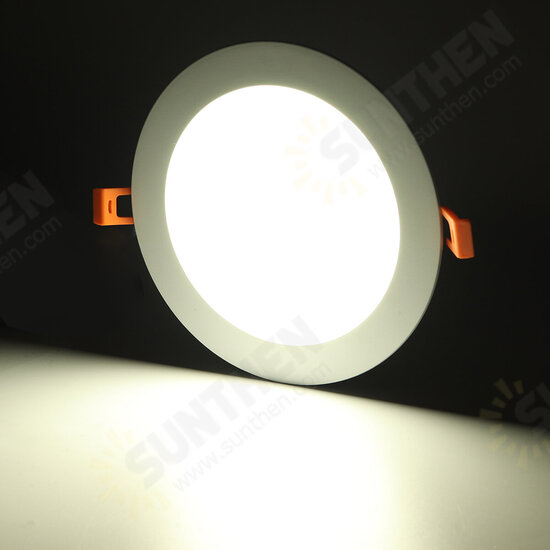 6/12 Pcs 6Inch LED Recessed Light Panel 12W with Junction Box Dimmable Can Down Lighting