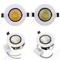6W Dimmable COB LED Recessed Ceiling Light Fixture Down Light 220V 6W Dimmable COB LED Recessed Ceiling Light Fixture Down Light 220V