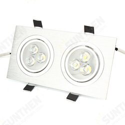 6W/10W/14W/18W/24W/30W/36W Double-heads Sliver LED Ceiling Recessed Light Down Light 85-260V 6W/10W/14W/18W/24W/30W/36W Double-heads Sliver LED Ceiling Recessed Light Down Light 85-260V
