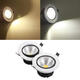 7W Dimmable COB LED Recessed Ceiling Light Fixture Down Light Kit