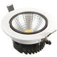 7W Dimmable COB LED Recessed Ceiling Light Fixture Down Light Kit