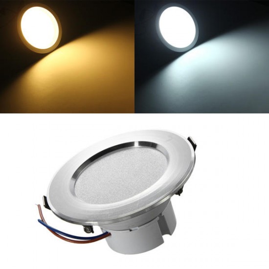 7W LED Panel Recessed Lighting Ceiling Down Lamp Bulb Fixture AC 85-265V