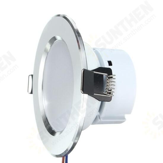 7W LED Panel Recessed Lighting Ceiling Down Lamp Bulb Fixture AC 85-265V