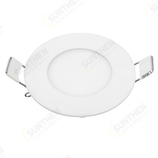 85mm 3W Slim LED Round Recessed Ceiling Light SMD2835 Flat Panel Ultra Thin RV Caravan Lamp DC12V