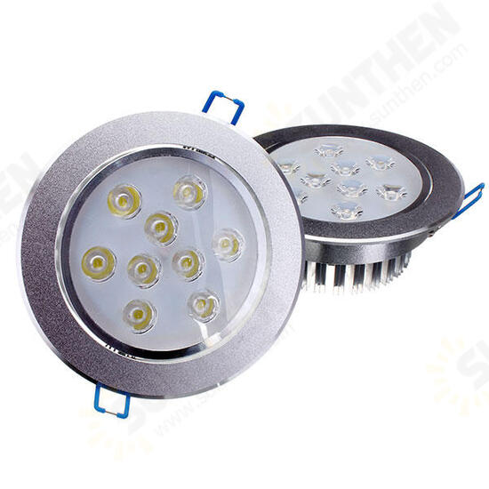 9W Dimmable Bright LED Recessed Ceiling Down Light 85-265V