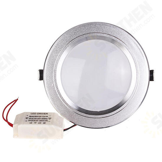 9W LED Down Light Ceiling Recessed Lamp Dimmable 220V + Driver