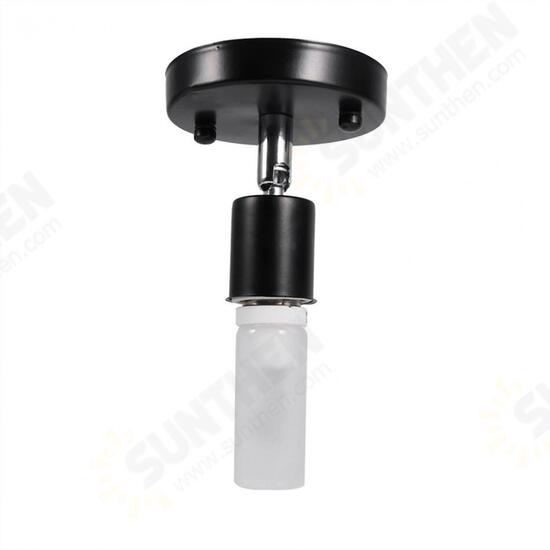 AC85-265V E27 Screw Base Socket Round Rotating Ceiling Light Holder Fixture Lamp Accessories