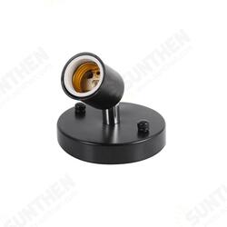 AC85-265V E27 Screw Base Socket Round Rotating Ceiling Light Holder Fixture Lamp Accessories AC85-265V E27 Screw Base Socket Round Rotating Ceiling Light Holder Fixture Lamp Accessories