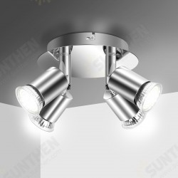 100-220V 4 Way GU10 LED Rotatable Ceiling Light Lamp Bulb Spotlight Fitting Home Lighting 100-220V 4 Way GU10 LED Rotatable Ceiling Light Lamp Bulb Spotlight Fitting Home Lighting