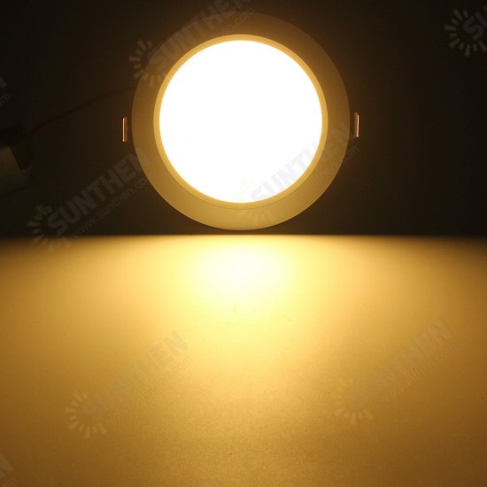 12W 85-265V Ceiling Light Baffle Recessed Spotlight LED Light 1200LM