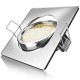 3.5W 68 LED Square LED Ceiling Light Non-dimmable Recessed Downlight Spotlight AC220-240V