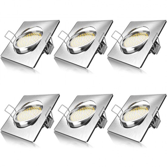 3.5W 68 LED Square LED Ceiling Light Non-dimmable Recessed Downlight Spotlight AC220-240V
