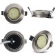 5W 64 LED 490lm Round Recessed Ceiling Down Light Dimmable Spotlight AC220V-240V