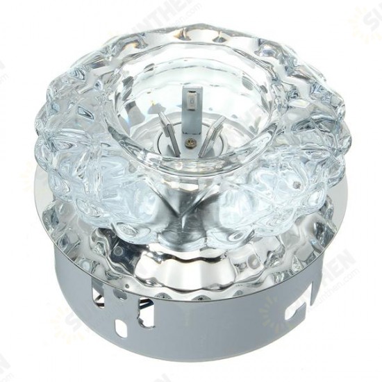 Modern 3W Crystal Ceiling Light Fixture SurfacE Mounted Pendant Chandelier Lamp for Aisle Hallway