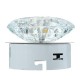 Modern 3W Crystal Ceiling Light Fixture SurfacE Mounted Pendant Chandelier Lamp for Aisle Hallway