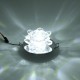 Modern 3W Crystal LED Lotus Ceiling Light Fixture Flush Mounted Lamp for Aisle Hallway