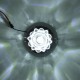 Modern 3W Crystal LED Lotus Ceiling Light Fixture Flush Mounted Lamp for Aisle Hallway